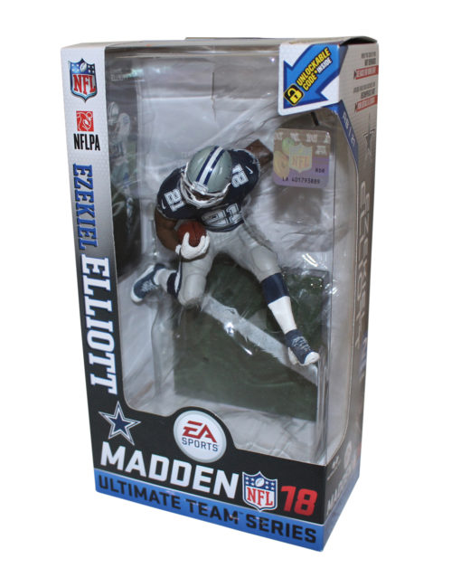 Ezekiel Elliott Dallas Cowboys Madden 18 McFarlane Blue Variant