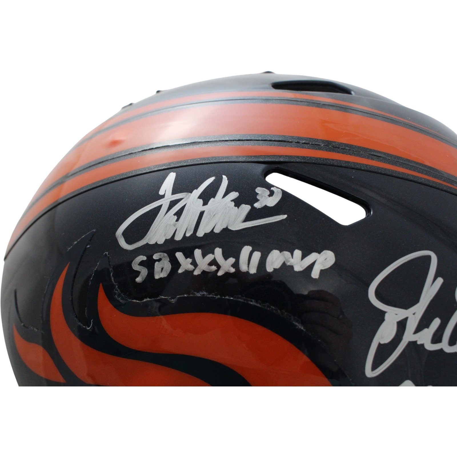 John Elway Terrell Davis Von Miller Signed Denver Broncos Helmet MVP BAS 54273 4 John Elway Terrell Davis Von Miller Signed Denver Broncos Helmet MVP BAS 54273