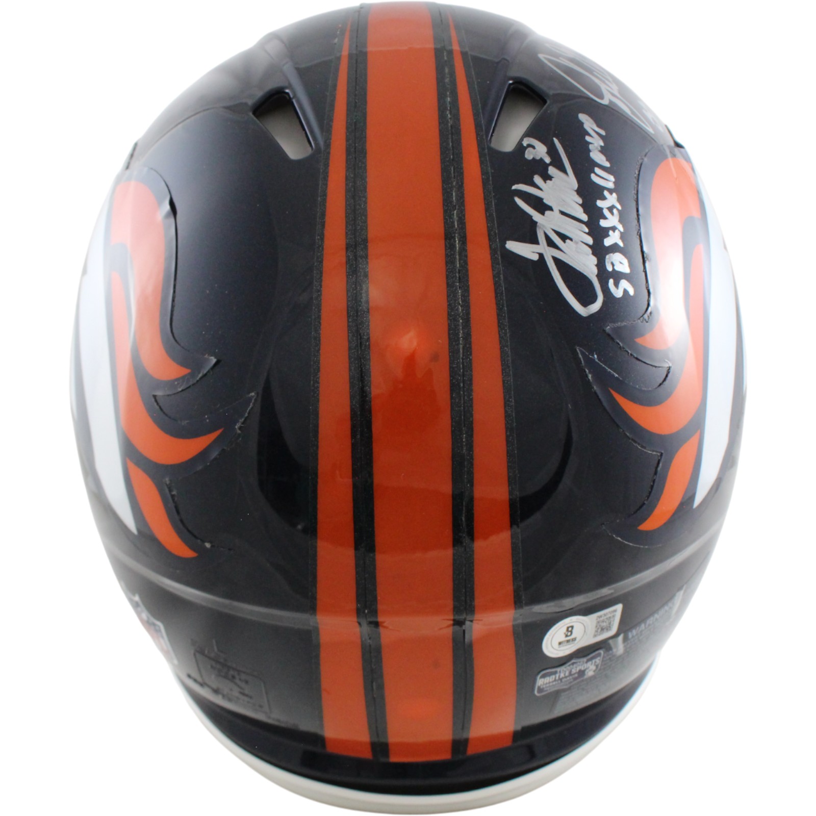 John Elway Terrell Davis Von Miller Signed Denver Broncos Helmet MVP BAS 54273 6 John Elway Terrell Davis Von Miller Signed Denver Broncos Helmet MVP BAS 54273