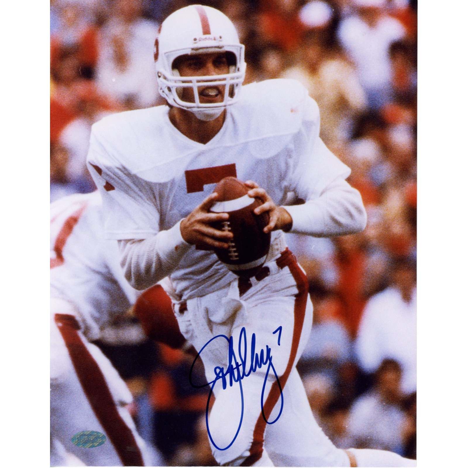 John Elway Autographed Stanford Cardinal 8x10 Photo Mounted Memories 51533