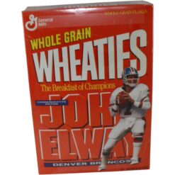John Elway Denver Broncos Collectible Commemorative Wheaties Cereal Box 55484