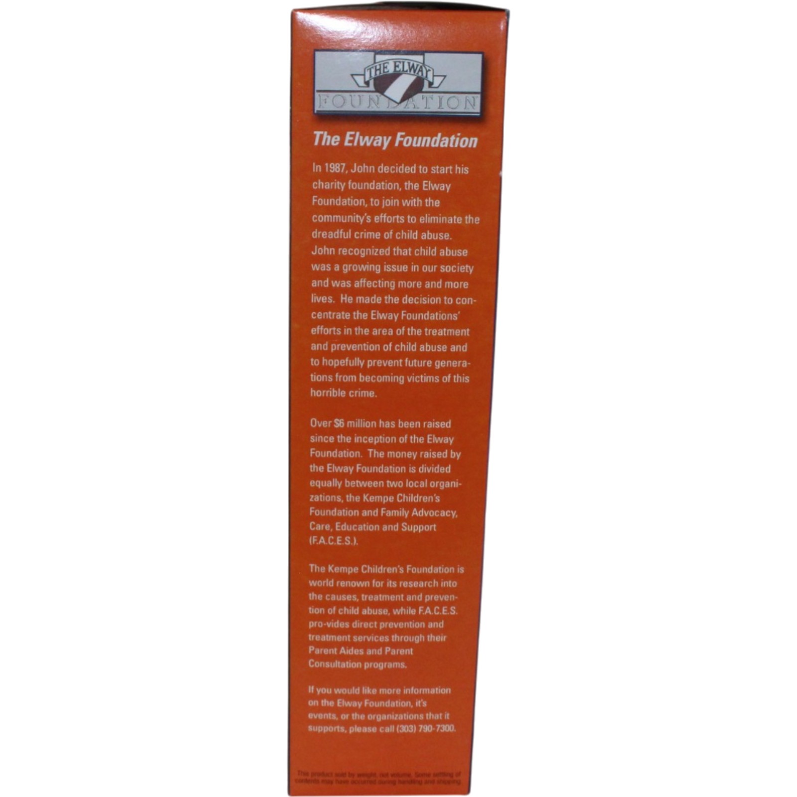 John Elway Comeback Crunch Frosted Corn Flakes Cereal Box Sealed Unopened 55304 2 John Elway Comeback Crunch Frosted Corn Flakes Cereal Box Sealed Unopened 55304