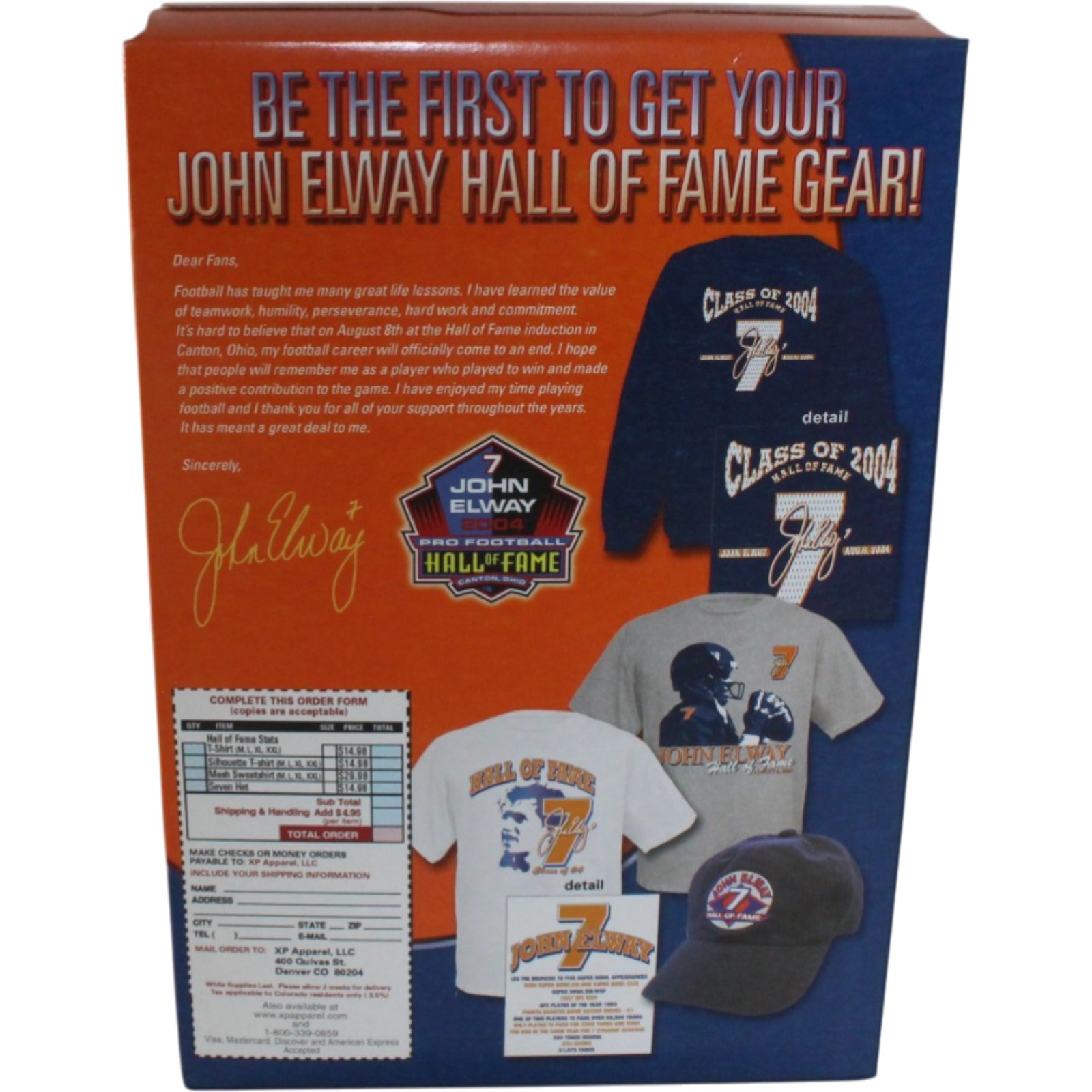 John Elway Comeback Crunch Frosted Corn Flakes Cereal Box Sealed Unopened 55304 3 John Elway Comeback Crunch Frosted Corn Flakes Cereal Box Sealed Unopened 55304