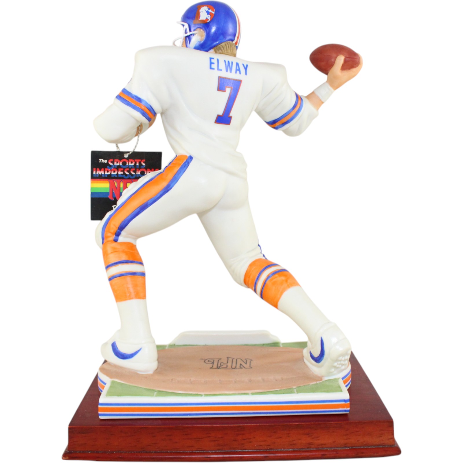 John Elway Denver Broncos 1990 The Sports Impressions Porcelain Figurine 51557