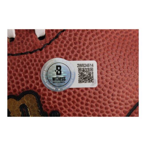 John Elway Signed Denver Broncos Hall Of Fame Official Football BAS 50987