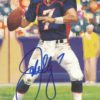 John Elway Autographed Denver Broncos Goal Line Art Card Blue JSA 26047