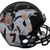 John Elway Autographed Denver Broncos Authentic Painted Art Helmet JSA 24639