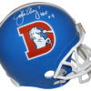 John Elway Autographed Denver Broncos Authentic D Logo Helmet HOF BAS 25319