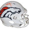 John Elway Autographed Denver Broncos Flat White Authentic Helmet JSA 26008