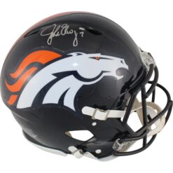 John Elway Autographed Denver Broncos Authentic TB 97-23 Helmet Beckett 50229