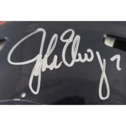 John Elway Autographed Denver Broncos Authentic TB 97-23 Helmet Beckett 50229