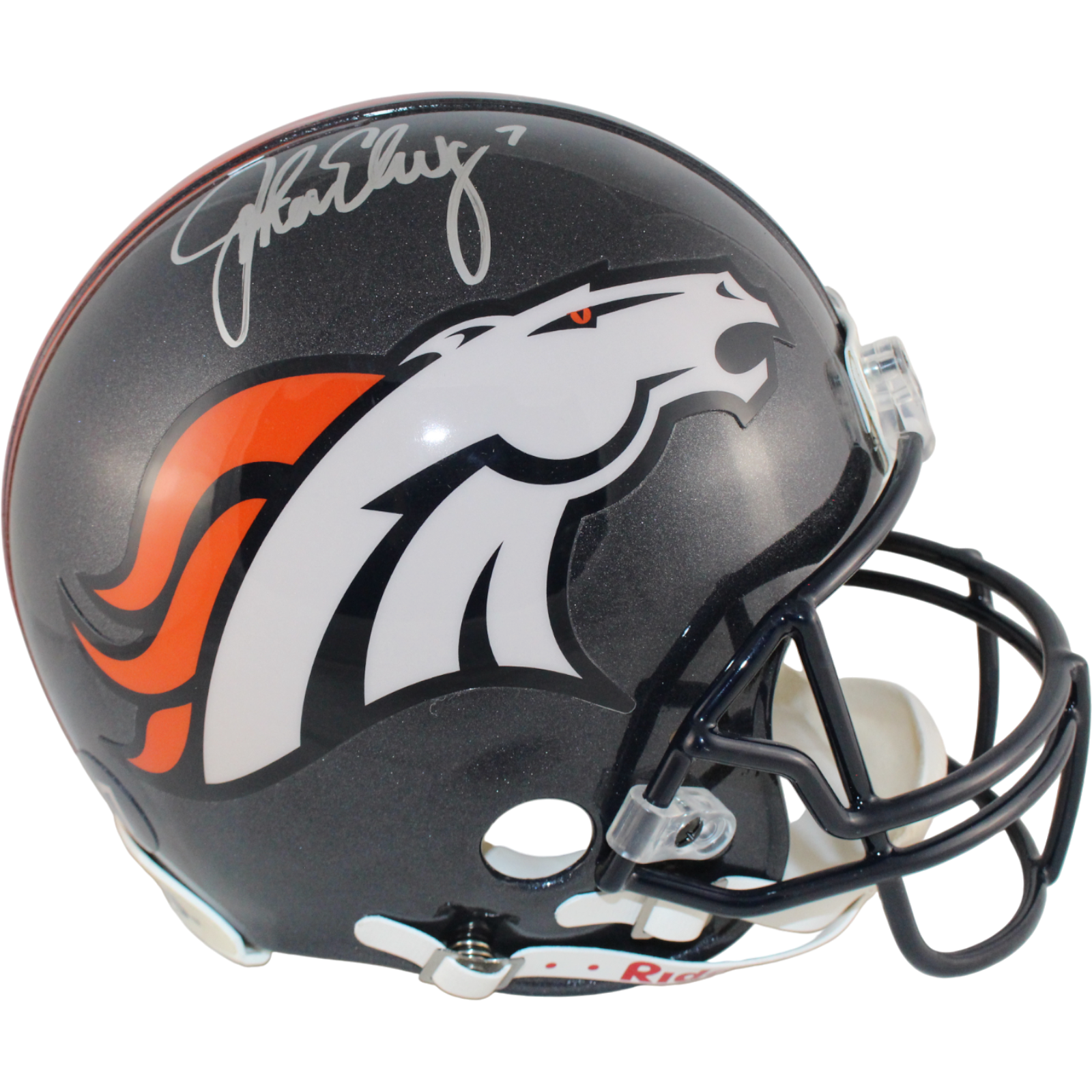 John Elway Autographed/Signed Denver Broncos Authentic VSR4 TB Helmet DEN 53277