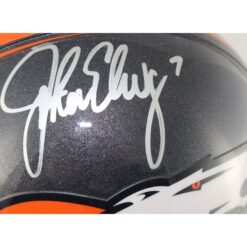 John Elway Autographed/Signed Denver Broncos Authentic VSR4 TB Helmet DEN 53277