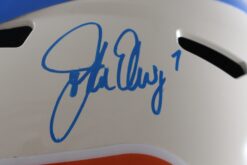 John Elway Autographed Denver Broncos F/S Retro Helmet Beckett Witness 55392