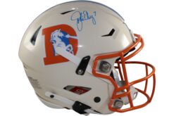 John Elway Autographed Denver Broncos SpeedFlex Retro Helmet Beckett WIT 55391