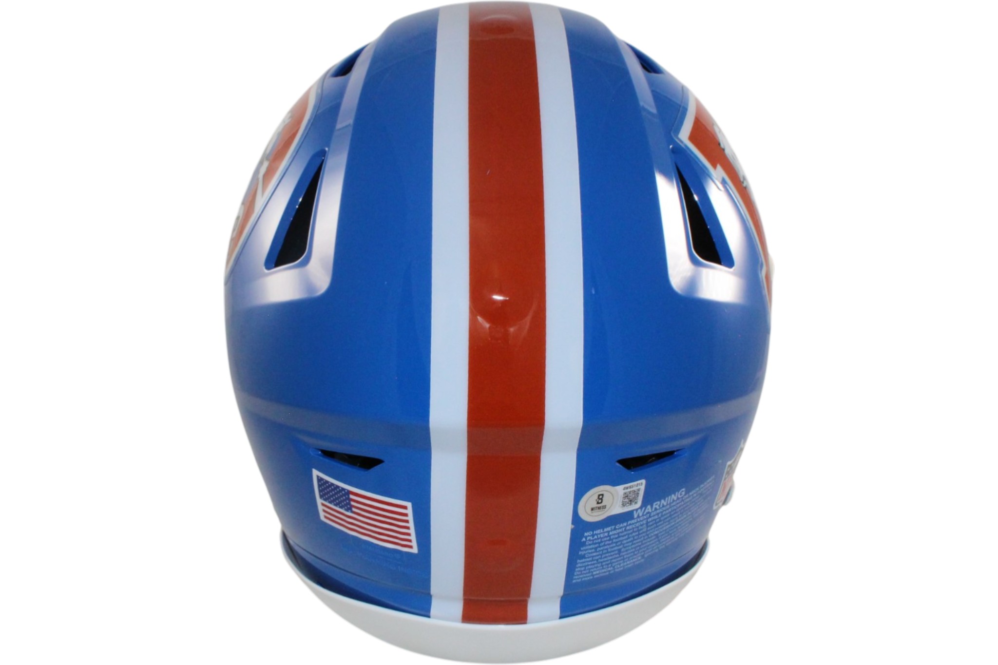John Elway Autographed Denver Broncos SpeedFlex TB Helmet Beckett Witness 55374 3 John Elway Autographed Denver Broncos SpeedFlex TB Helmet Beckett Witness 55374