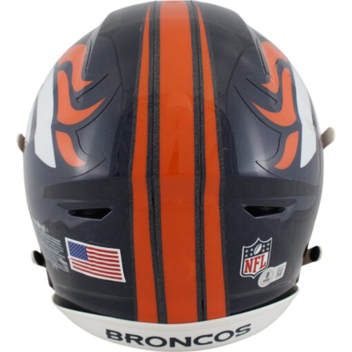 John Elway Autographed Denver Broncos SpeedFlex TB 97-23 Helmet Beckett 50222