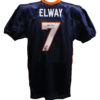 John Elway Autographed/Signed Denver Broncos Rawlings Blue XL Jersey 11932