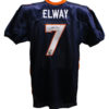 John Elway Autographed/Signed Denver Broncos Rawlings Blue XL Jersey 11932