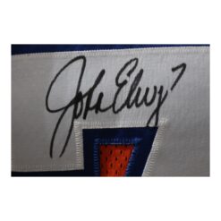 John Elway Autographed Denver Broncos Orange Wilson 46 Jersey BAS 50981