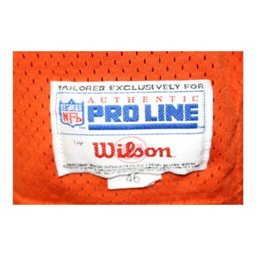 John Elway Autographed Denver Broncos Orange Wilson 46 Jersey BAS 50981