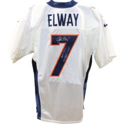 John Elway Autographed/Signed Nike Denver Broncos SB 33 Jersey 2 Insc Beckett Witness 49649