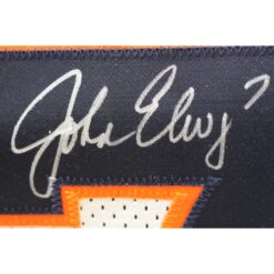 John Elway Autographed/Signed Nike Denver Broncos SB 33 Jersey 2 Insc Beckett Witness 49649