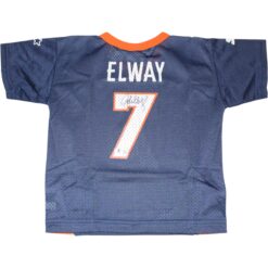 John Elway Autographed Denver Broncos Toddler Sized 2T Jersey Beckett 51335