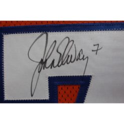 John Elway Autographed Denver Broncos Nike Orange XL Jersey Beckett 52844