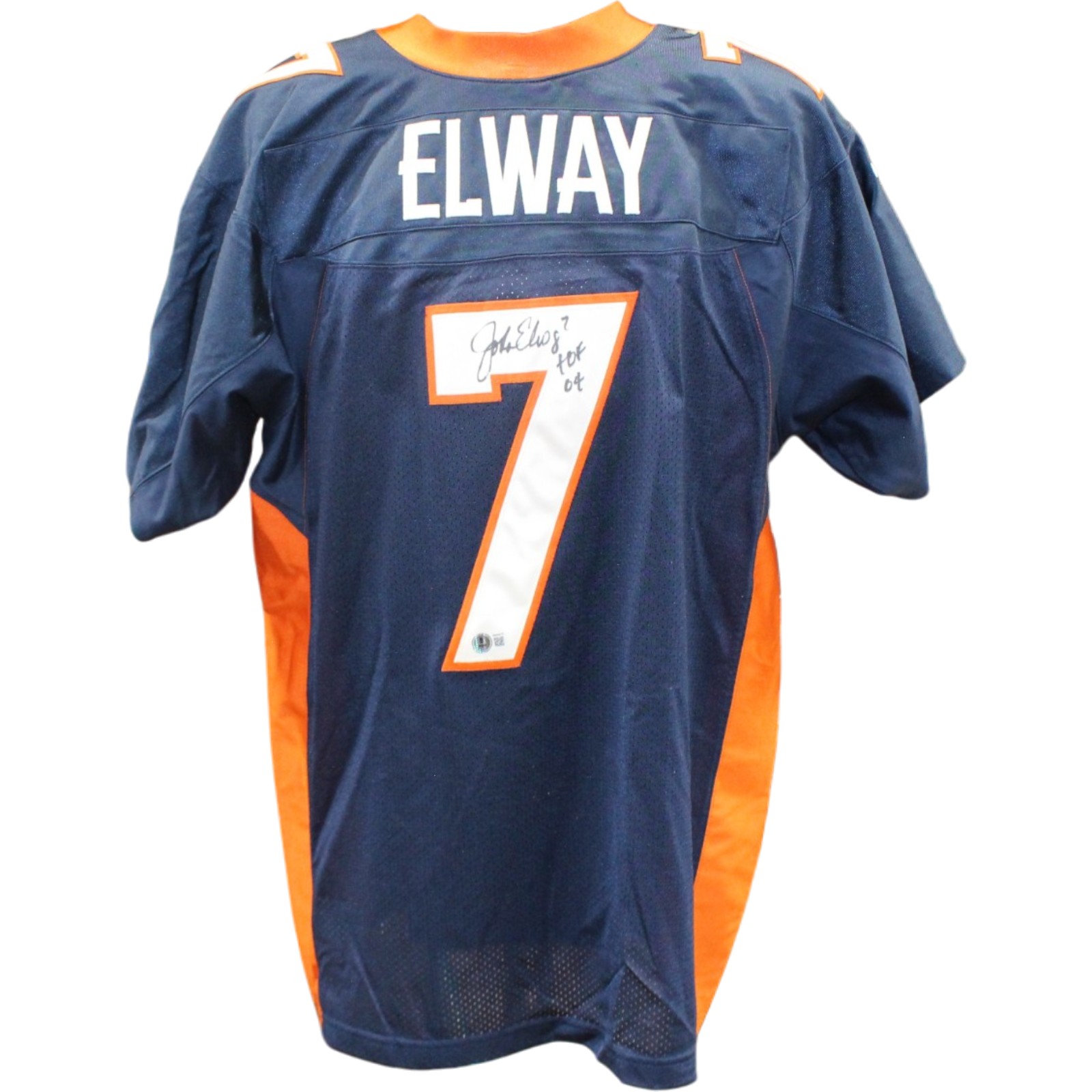 John Elway Autographed Denver Broncos Nike Sz 48 Jersey HOF Beckett W 55188