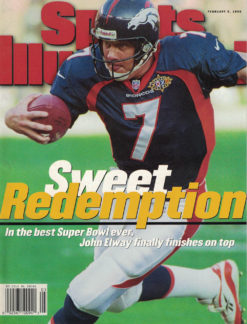 John Elway Denver Broncos 1998 Sports Illustrated Magazine No Label 26720