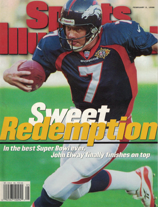 John Elway Denver Broncos 1998 Sports Illustrated Magazine No Label 26720