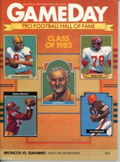 John Elway Denver Broncos 08/05/1983 NFL Preseason Debut 56110
