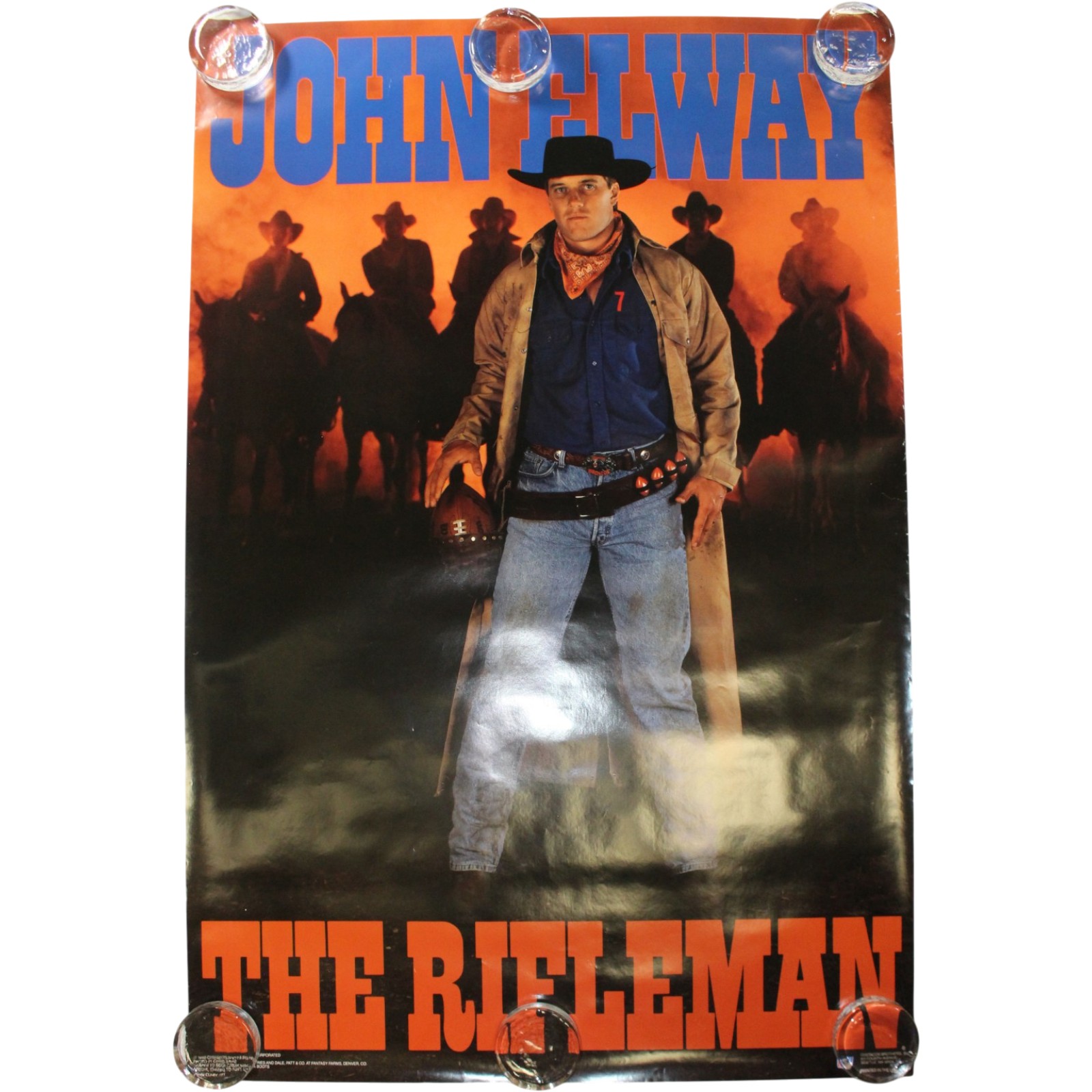 John Elway Denver Broncos 24x36 Poster "The Rifleman" 57564