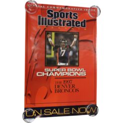 John Elway Denver Broncos 16x24 Sports Illustrated 1997 SB Champions Cover 57556