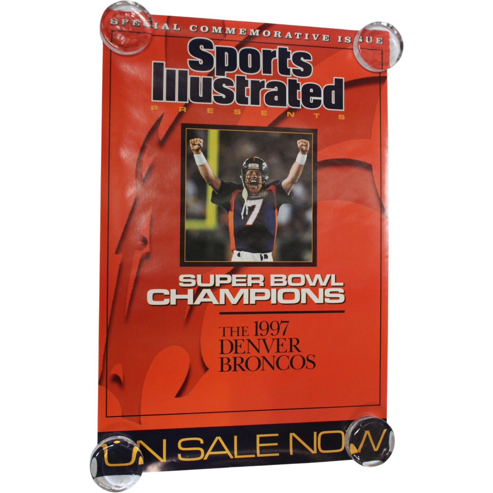 John Elway Denver Broncos 16x24 Sports Illustrated 1997 SB Champions Cover 57556