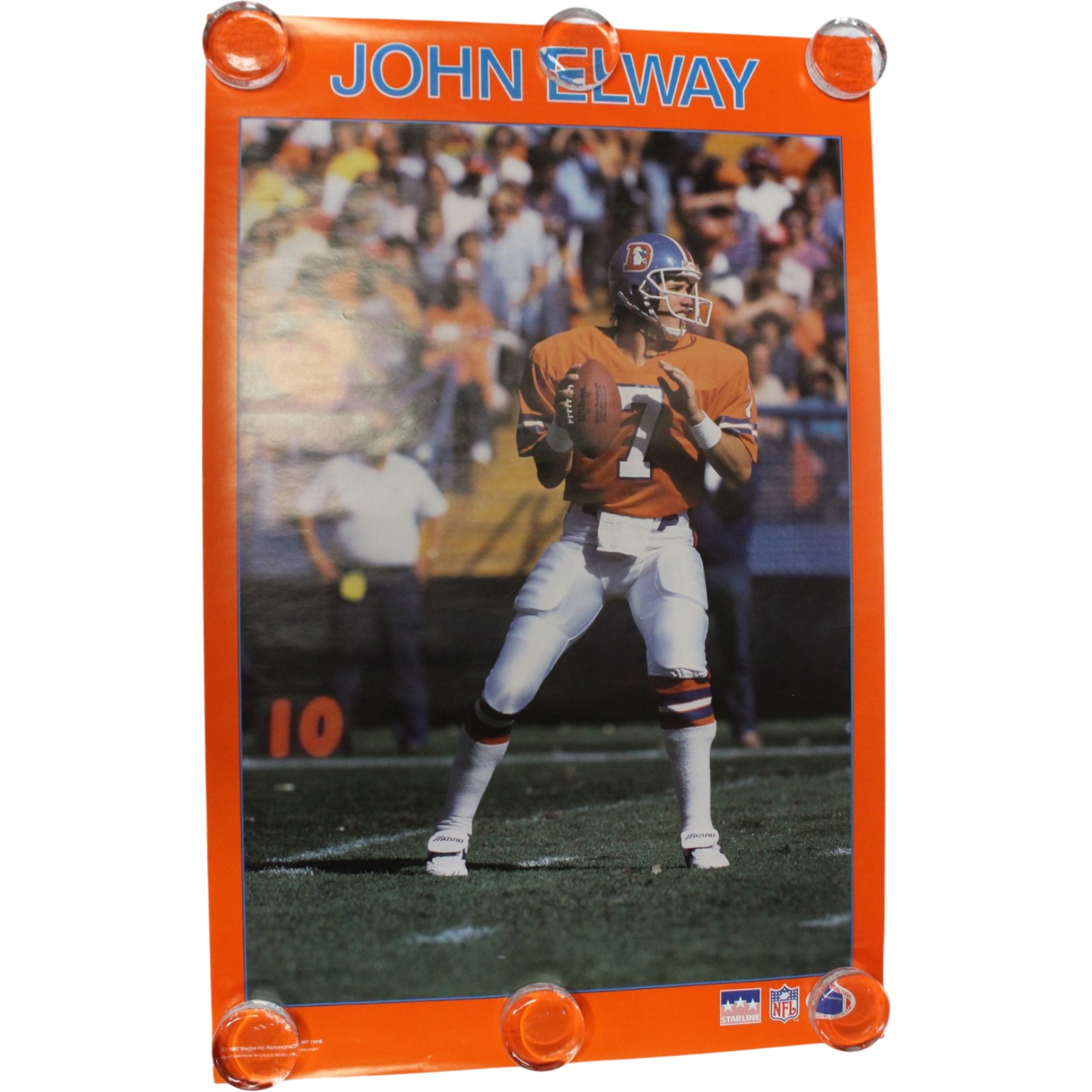 John Elway Denver Broncos 23x32 Starline Vintage Poster 57554