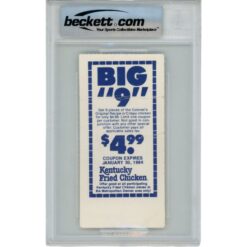 John Elway Autographed Denver Broncos 1st Comeback Win Ticket Stub Beckett 48168
