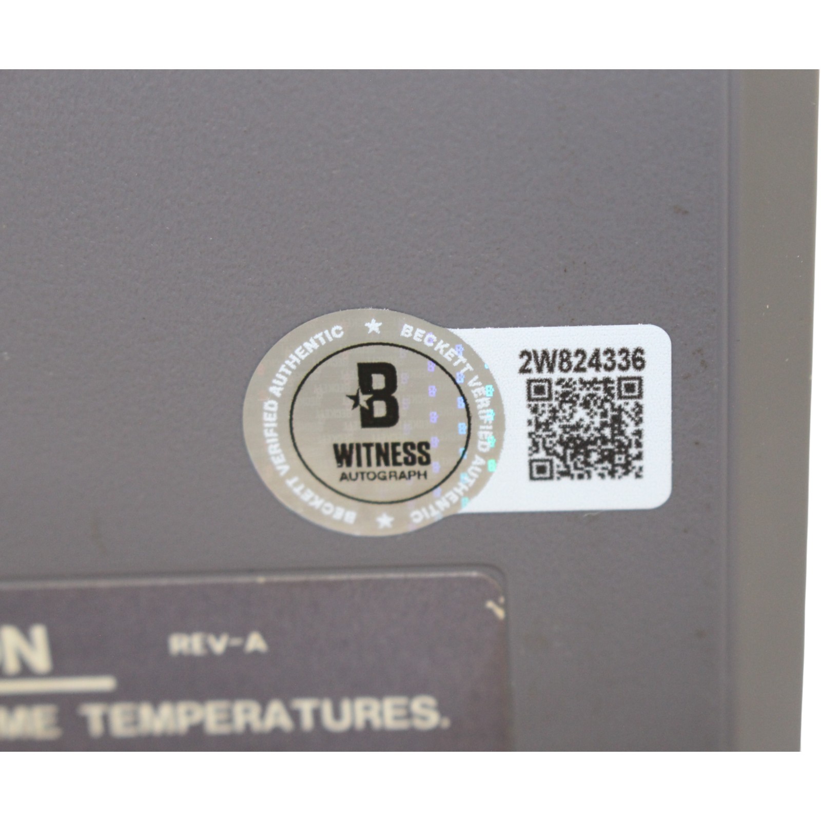 John Elway Autographed NES Cartridge Elway's Quarterback Beckett 54563 4 John Elway Autographed NES Cartridge Elway's Quarterback Beckett 54563