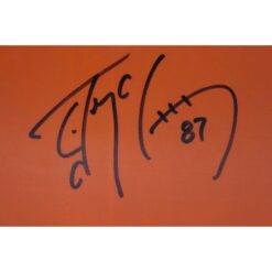 John Elway Ed McCaffrey Rod Smith Shannon Sharpe Signed Broncos Seat BAS 46350