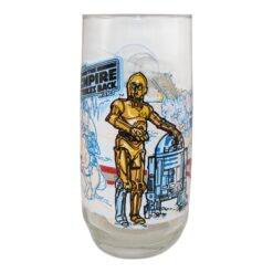 Empire Strikes Back 1980 Star Wars Burger King Glass R2-D2 & C-3P0 51172