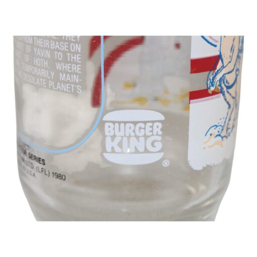 Empire Strikes Back 1980 Star Wars Burger King Glass R2-D2 & C-3P0 51172