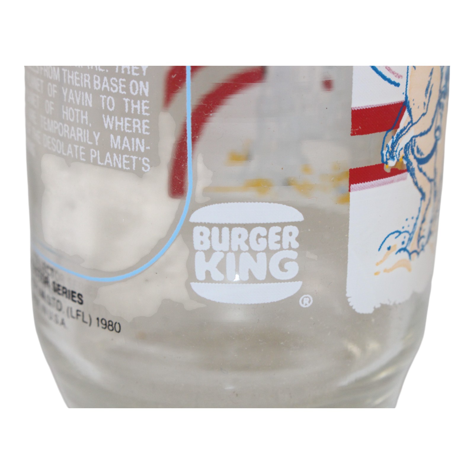 Empire Strikes Back 1980 Star Wars Burger King Glass R2-D2 & C-3P0 51172 5 Empire Strikes Back 1980 Star Wars Burger King Glass R2-D2 & C-3P0 51172