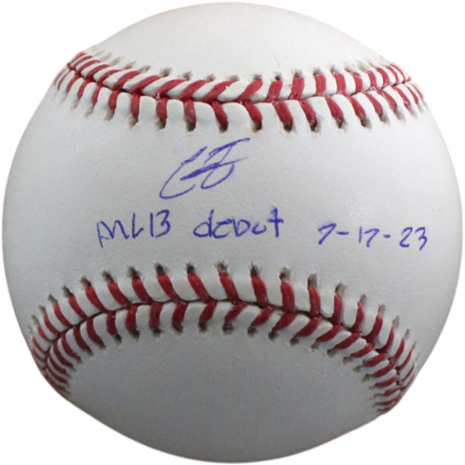 Christian Encarnacion Signed Cincinnati Reds Baseball MLB Debut Fanatics 54477