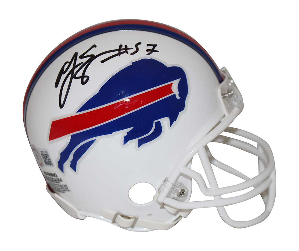 A.J. Epenesa Autographed Buffalo Bills 2021 VSR4 Mini Helmet Beckett