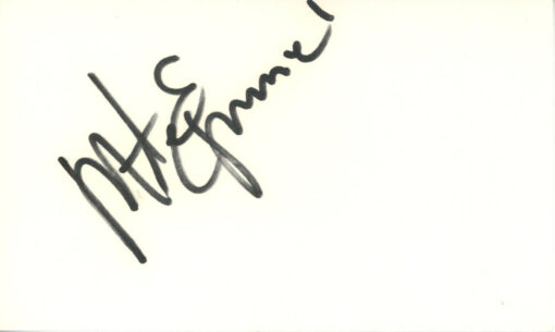 Mike Eruzione Autographed/Signed USA Hockey Index Card Beckett 45385