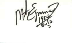 Mike Eruzione Autographed USA Hockey Index Card 1980 Gold Beckett 45402