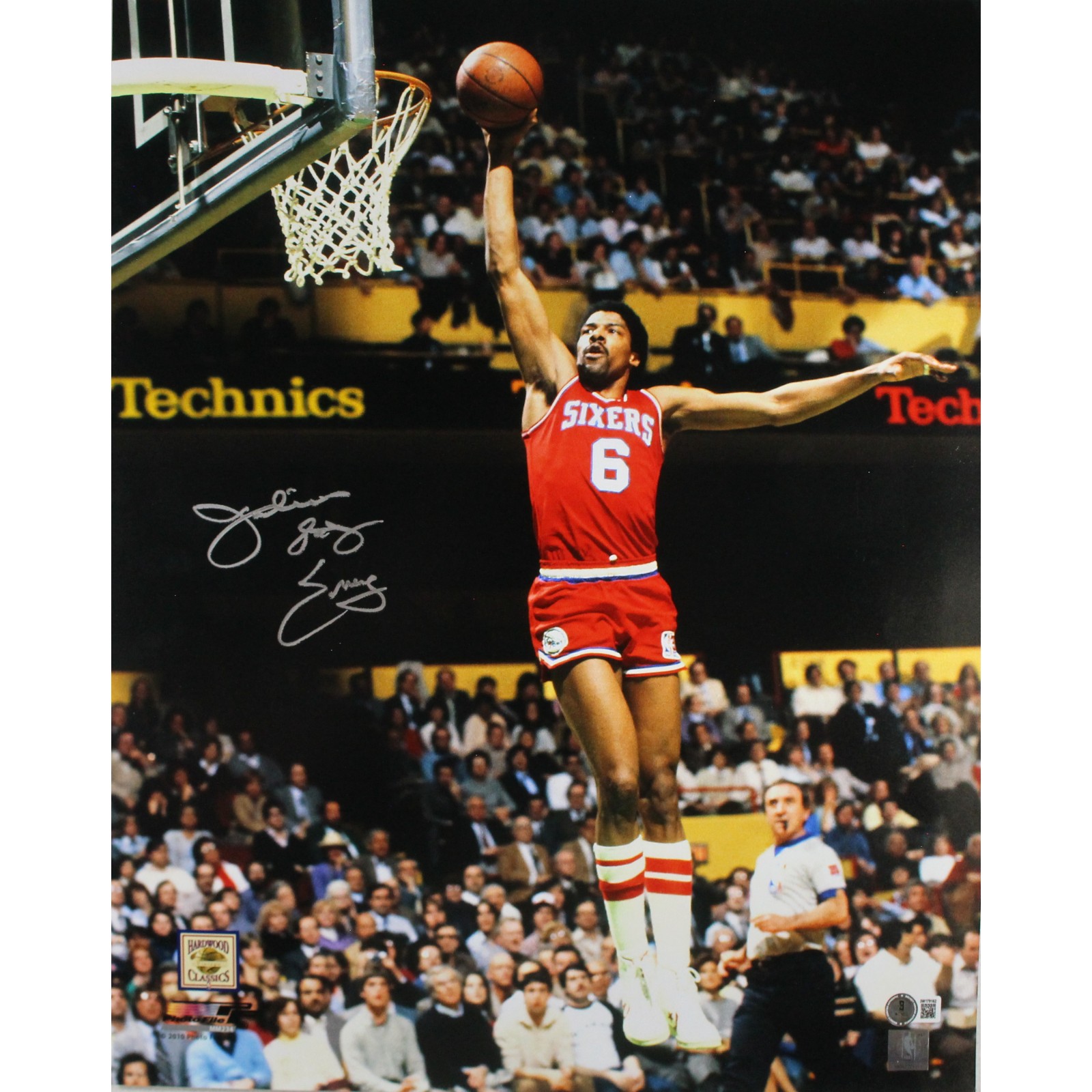 Julius Erving Autographed Philadelphia 76ers 16x20 Photo Beckett Witness 51669 1 Julius Erving Autographed Philadelphia 76ers 16x20 Photo Beckett Witness 51669