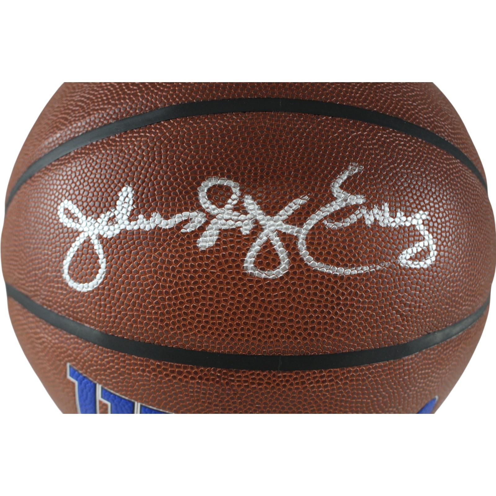Julius Erving Autographed Philadelphia 76ers Logo Basketball Beckett 54673