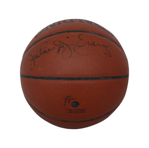 Julius Erving Autographed Philadelphia 76ers Infusion Basketball JSA 30942